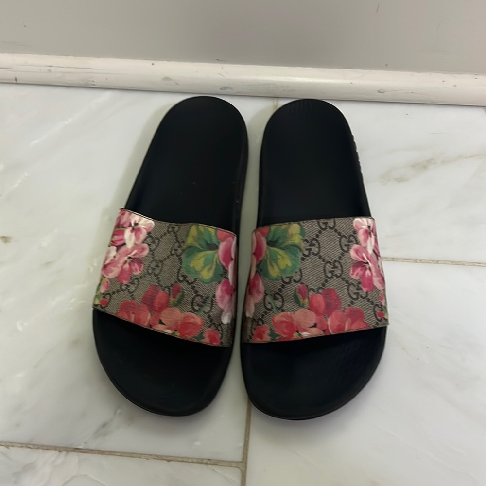 Gucci Floral Slides